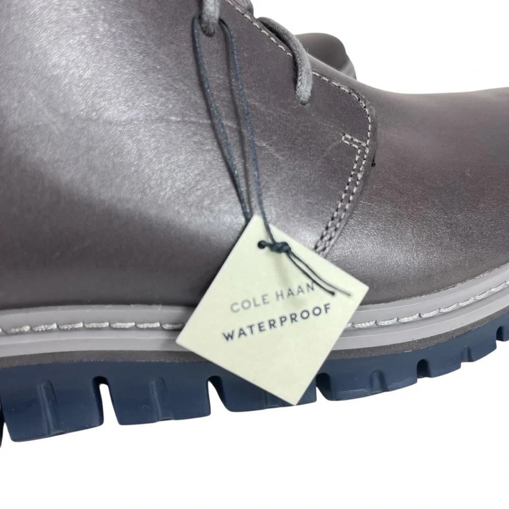 Cole Haan Zerogrand Waterproof Chukka Boots Gray Men’s‎ 10.5M New